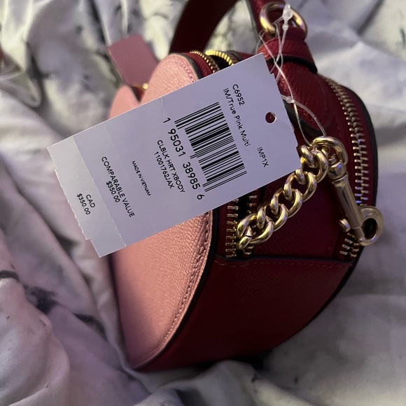 Coach Pink Heart-Shaped Bag - Picture 2 of 5